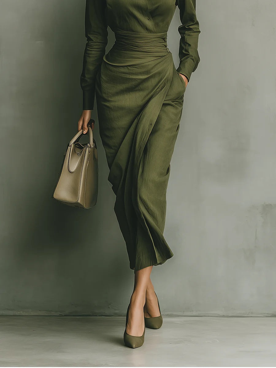 Women’s Stylish Tailored Wrap Dress
