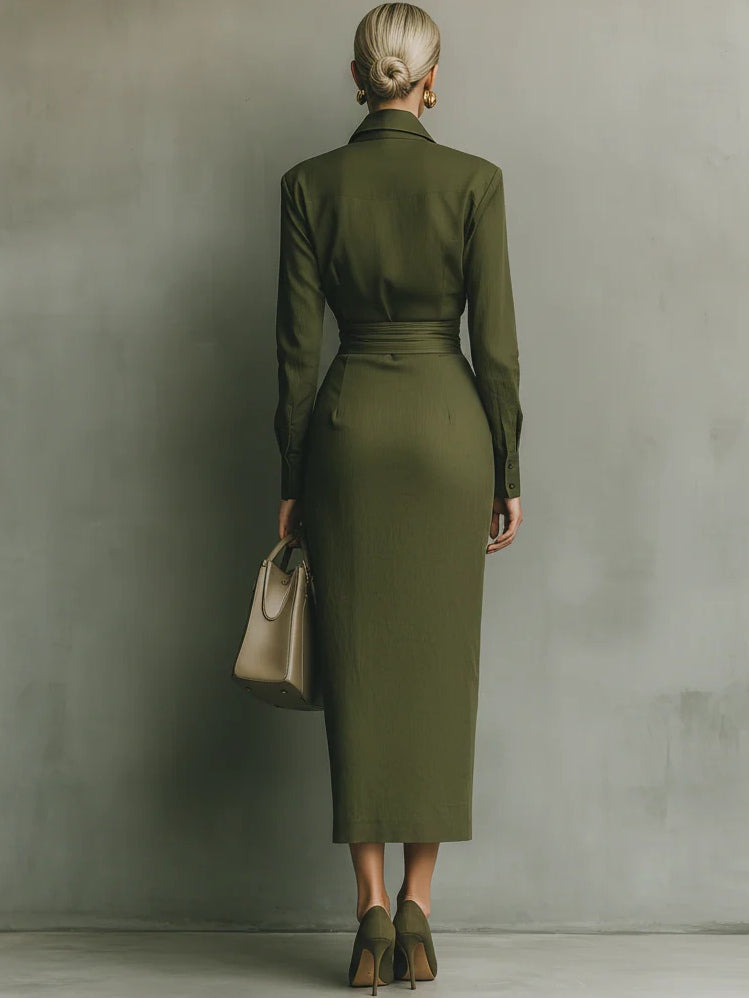 Women’s Stylish Tailored Wrap Dress