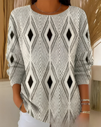 Women’s Modern Textured Knit Jumper Beige