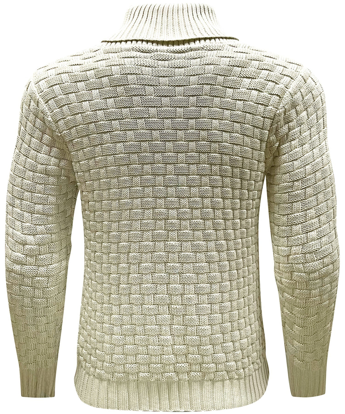 Men’s Warm Textured Knitted Jumper