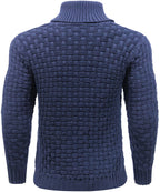 Men’s Warm Textured Knitted Jumper