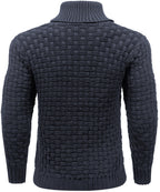 Men’s Warm Textured Knitted Jumper