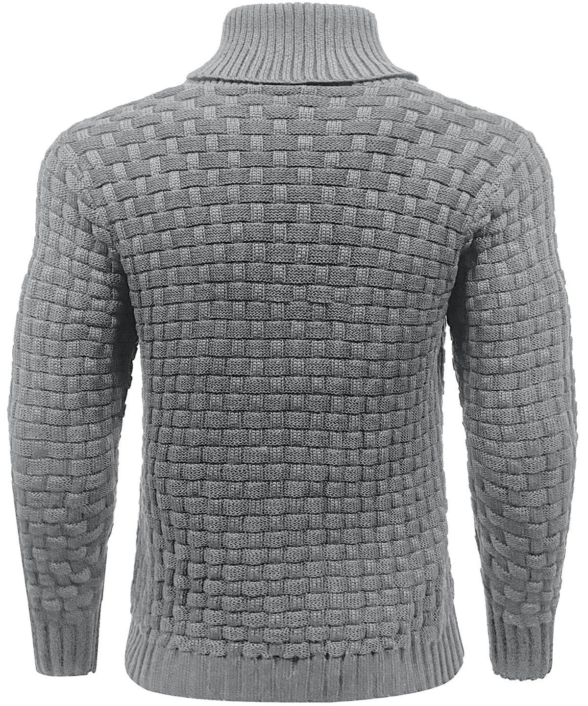 Men’s Warm Textured Knitted Jumper