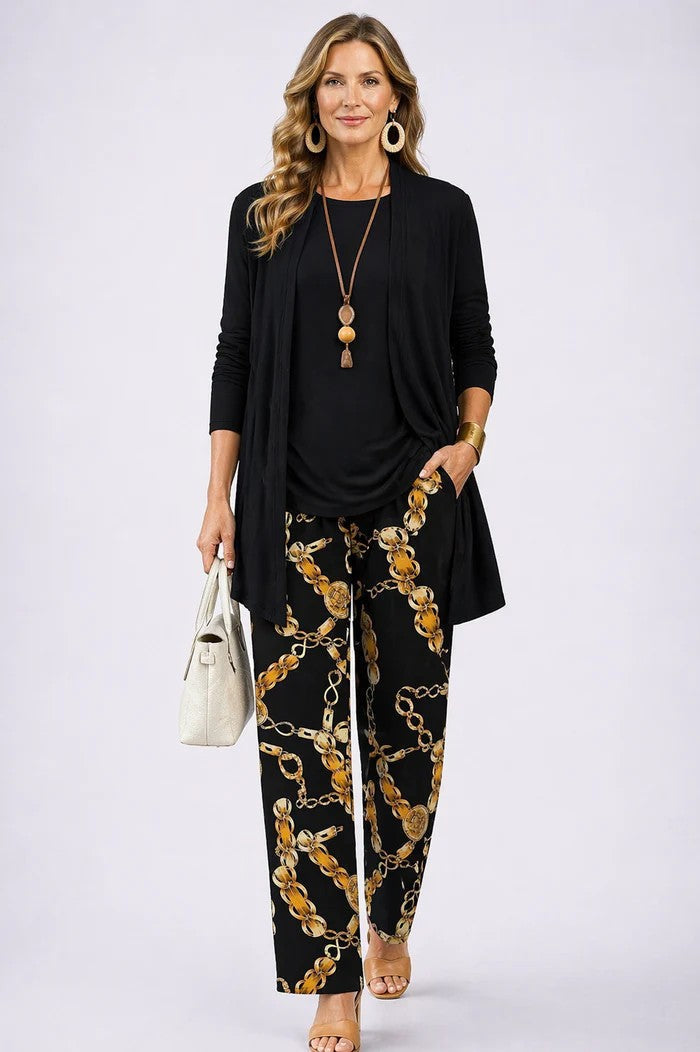 Women’s Three-Piece Set Black