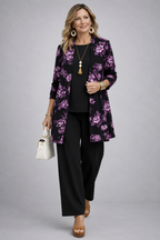 Women’s Three-Piece Set Purple