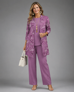 Women’s Elegant Three-Piece Set Pink