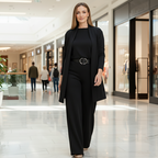 Women’s Luxe Comfort Three-Piece Suit Set Black