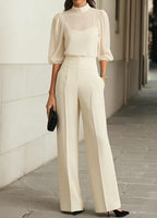 Women’s Elegant Three-Piece Set Apricot