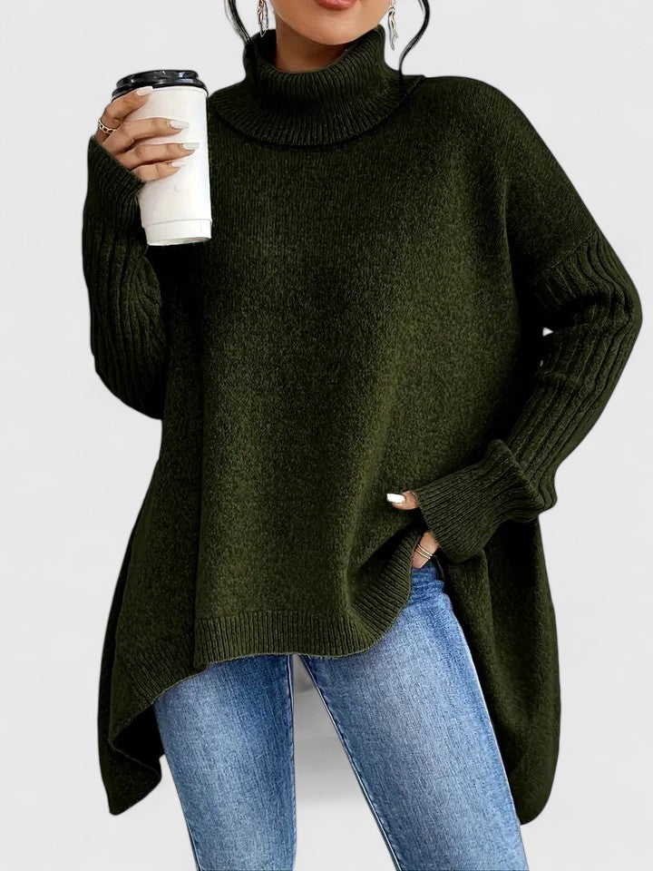 Women’s Comfortable Relaxed Fit Jumper Green