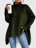 Women’s Comfortable Relaxed Fit Jumper Green