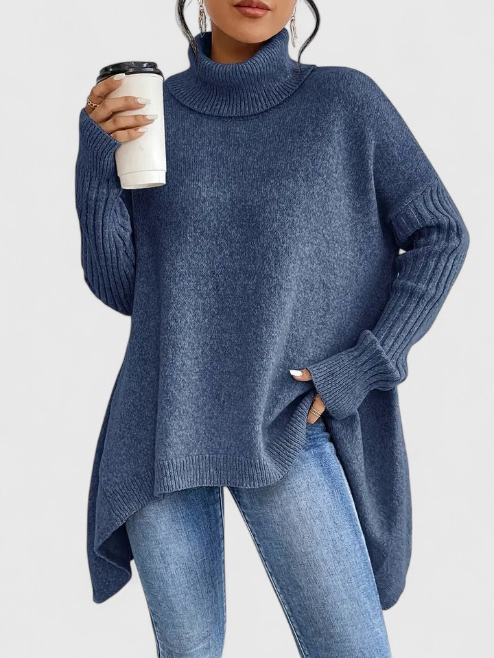Women’s Comfortable Relaxed Fit Jumper Navy Blue
