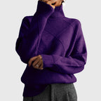 Women’s Turtleneck Jumper Purple