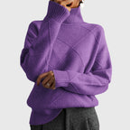 Women’s Turtleneck Jumper Violet