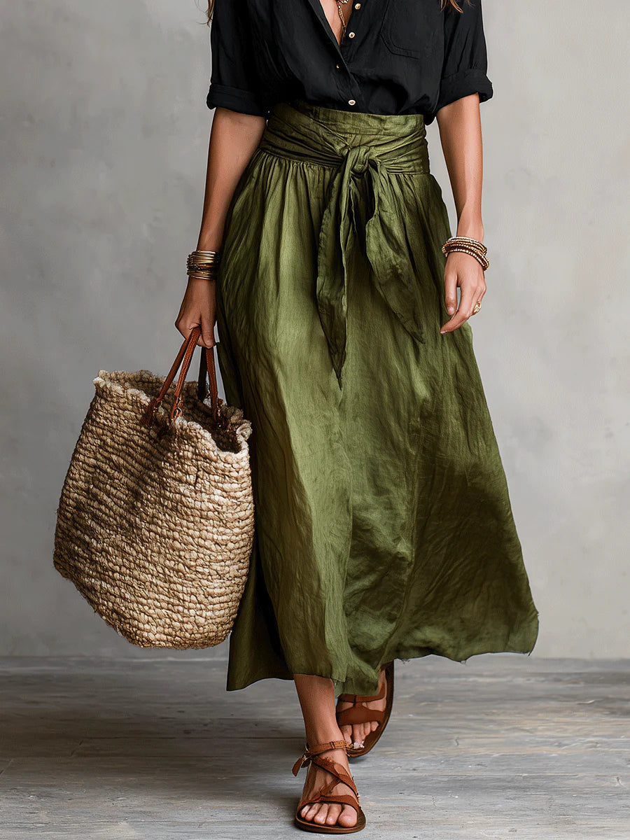 Women’s Two-Piece Colour Block Top and Trousers Set