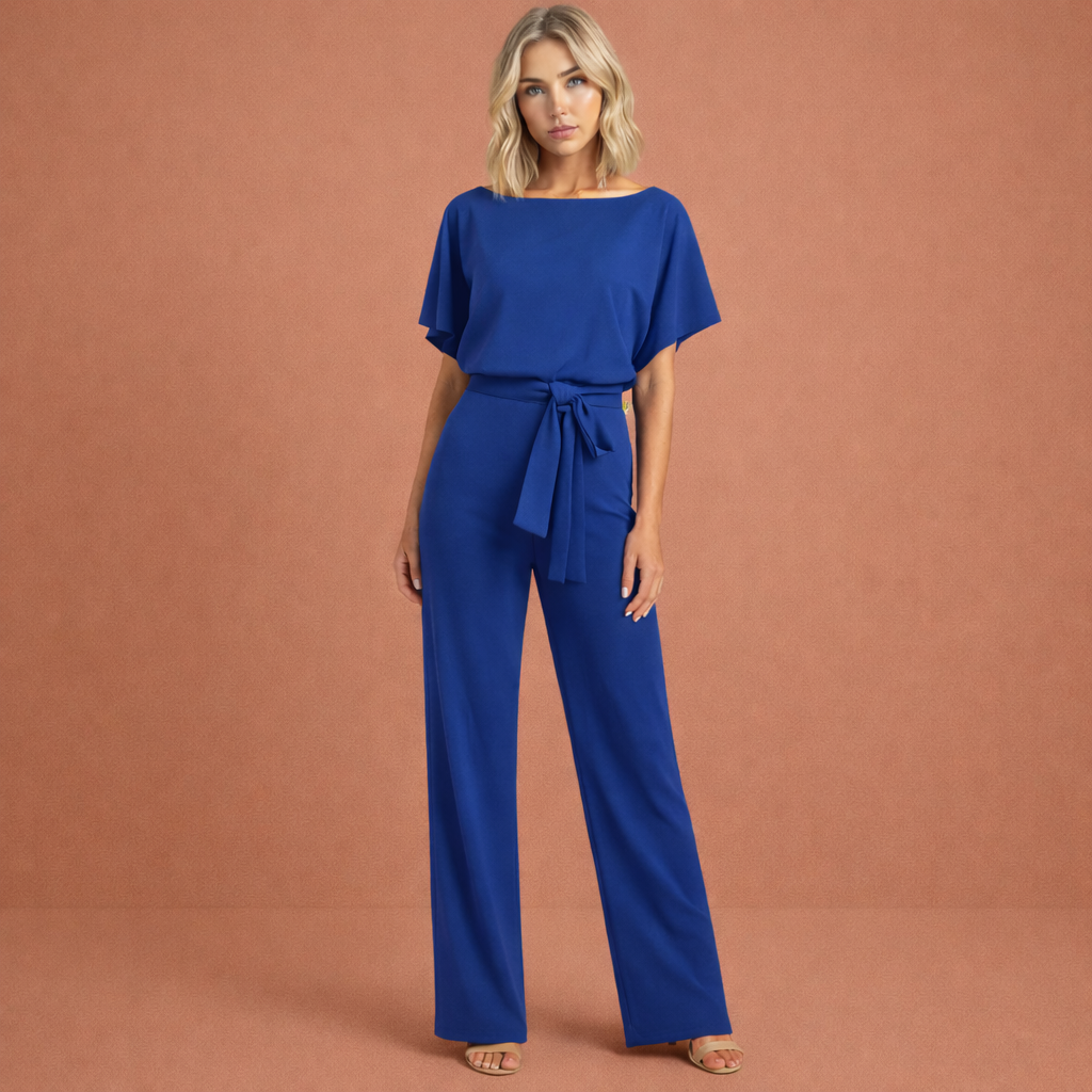 Women’s Two-Piece Set with Top and Trousers Blue