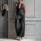 Women’s Elegant Two-Piece Set Black