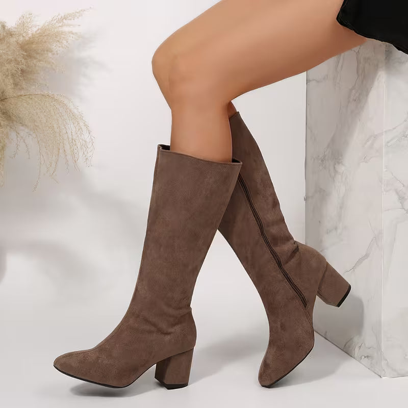 Women’s Wide Fit Ankle Boots Brown