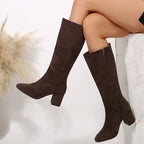 Women’s Wide Fit Ankle Boots Coffee