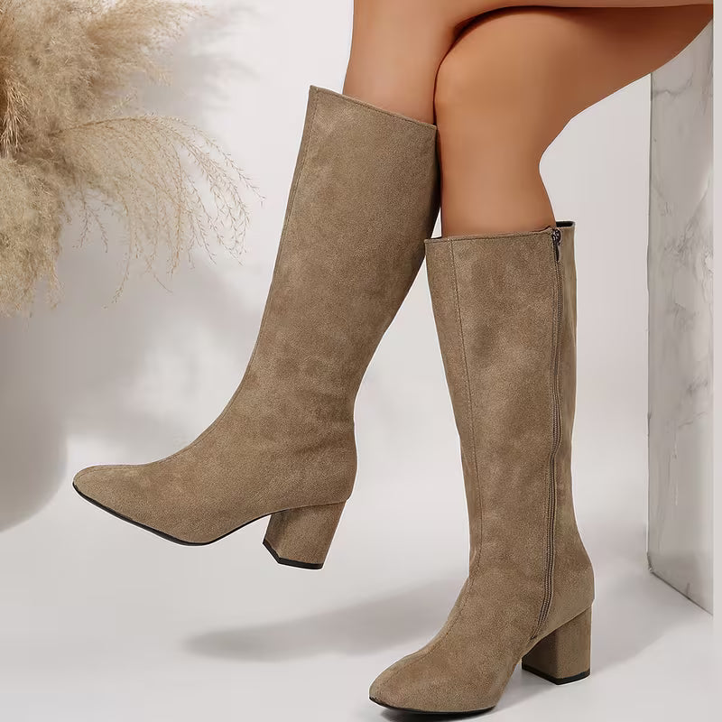 Women’s Wide Fit Ankle Boots Khaki