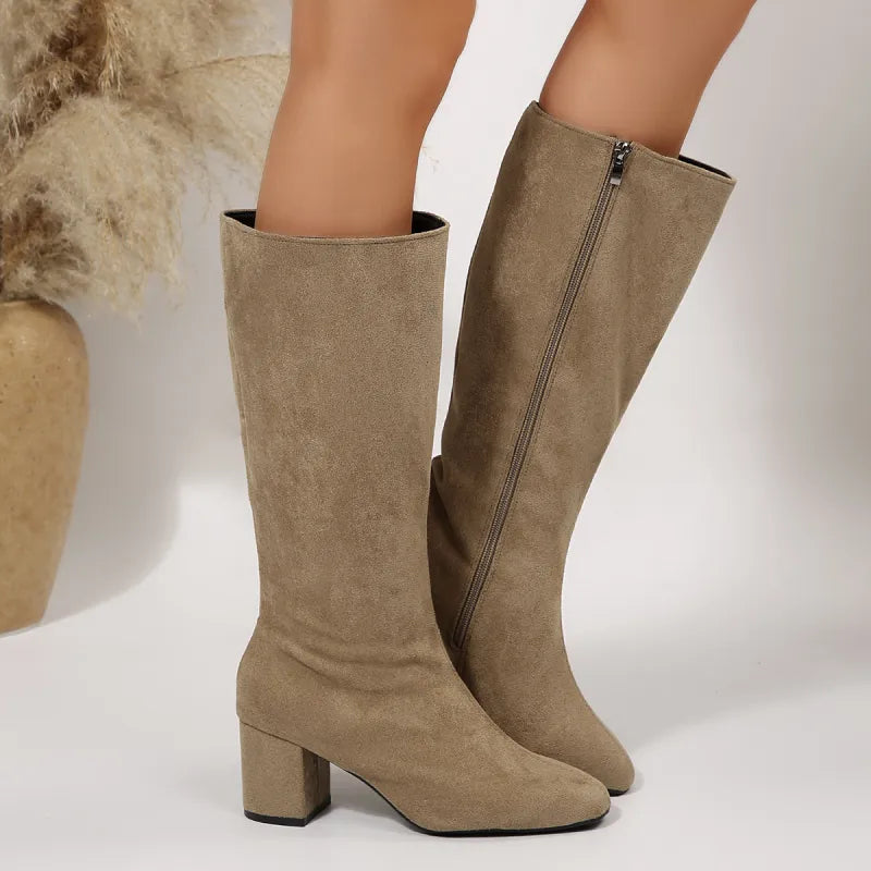 Women’s Wide Fit Ankle Boots Khaki