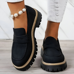Women’s Wide Fit Comfort Loafers Black