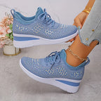Women’s Wide Fit Comfort Sneakers with Arch Support