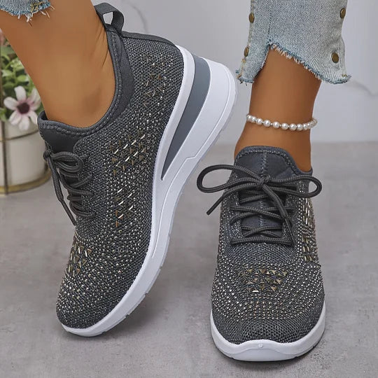 Women’s Wide Fit Comfort Sneakers with Arch Support