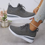 Women’s Wide Fit Comfort Sneakers with Arch Support