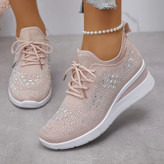Women’s Wide Fit Comfort Sneakers with Arch Support
