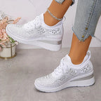 Women’s Wide Fit Comfort Sneakers with Arch Support