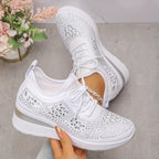Women’s Wide Fit Comfort Sneakers with Arch Support