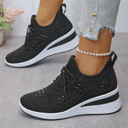 Women’s Wide Fit Comfort Sneakers with Arch Support