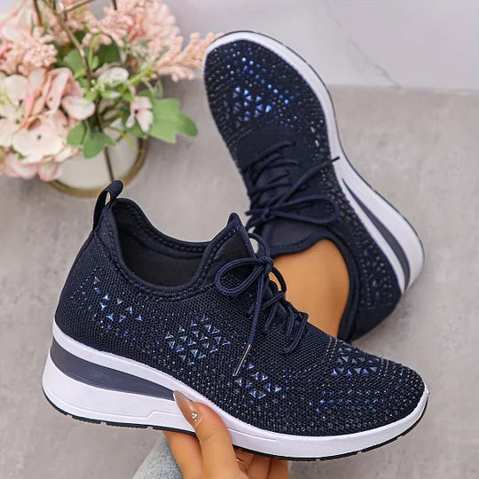 Women’s Wide Fit Comfort Sneakers with Arch Support