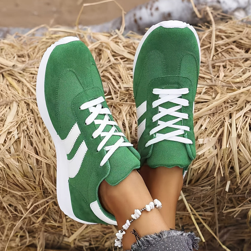 Women’s Wide Fit Comfort Trainers with Supportive Footbed