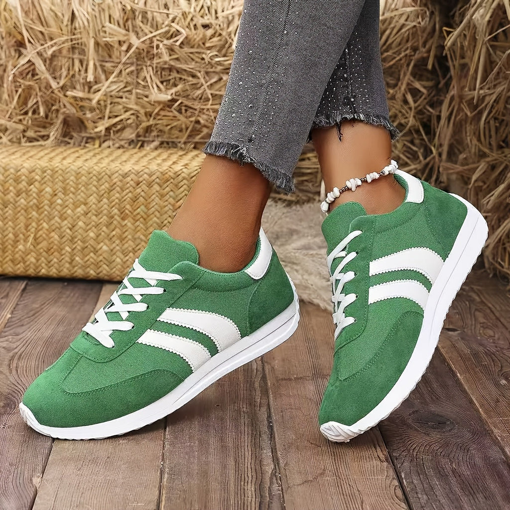 Women’s Wide Fit Comfort Trainers with Supportive Footbed