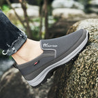 Men’s Comfortable Wide Fit Trainers with Cushioned Sole