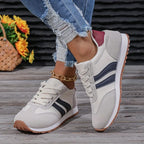 Women’s Wide Fit Cushioned Comfort Trainers Blue