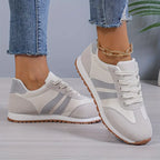 Women’s Wide Fit Cushioned Comfort Trainers Grey