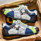 Men’s Comfortable Wide Fit Sneakers with Supportive Footbed Blue