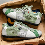 Men’s Comfortable Wide Fit Sneakers with Supportive Footbed Green