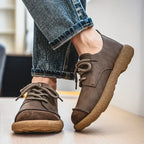Women’s Comfortable Wide Fit Leather Trainers