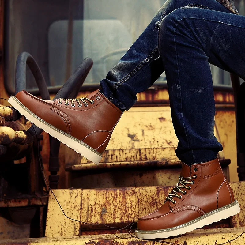 Men’s Comfortable Wide Fit Cushioned Trainers