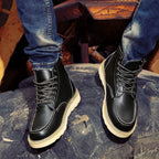 Men’s Comfortable Wide Fit Cushioned Trainers Black