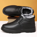 Men’s Durable Comfort Wide Fit Trainers Black