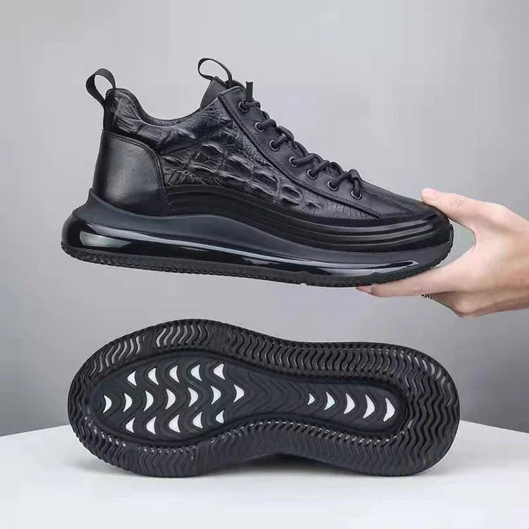 Women’s Comfortable Wide Fit Leather Trainers with Arch Support