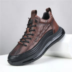 Women’s Comfortable Wide Fit Leather Trainers with Arch Support