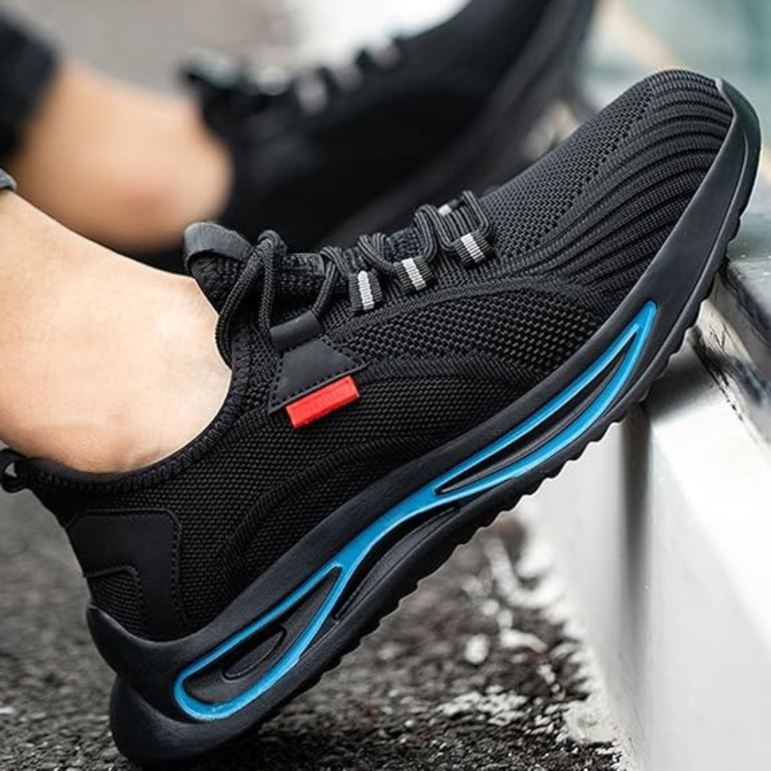 Men’s Comfortable Wide Fit Sneakers Black
