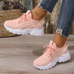 Women’s Wide-Fit Comfort Trainers Orange