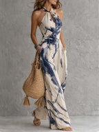 Women’s Elegant Wide-Leg Jumpsuit