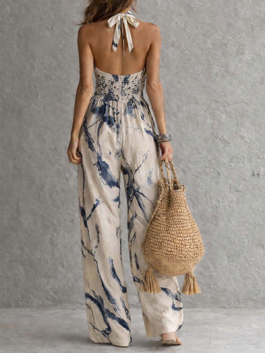 Women’s Elegant Wide-Leg Jumpsuit